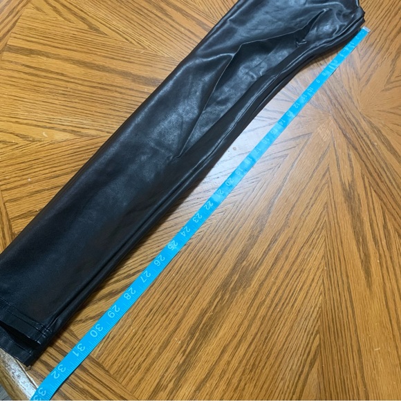 Wilfred Free pants, small, black faux leather. Aritzia black pants - Picture 3 of 8